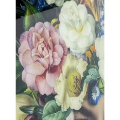 Bilder-KARE Design Bild Glas Pretty Flower Woman 100X100