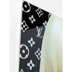 Bilder-KARE Design Bild Glas Runny Eyes 80X80