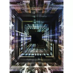Bilder-KARE Design Bild Glas Science Fiction 120X180Cm