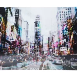 Bilder-KARE Design Bild Glas Times Square Move 160X120Cm