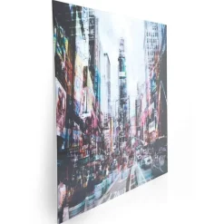 Bilder-KARE Design Bild Glas Times Square Move 70X90Cm
