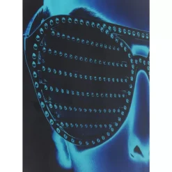 Bilder-KARE Design Bild Glas Tough Girl 120X120Cm