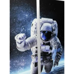 Bilder-KARE Design Bild Glas Triptychon Man In Space 160X240