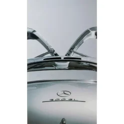 Bilder-KARE Design Bild Glas Triptychon Oldtimer Back 240X160Cm