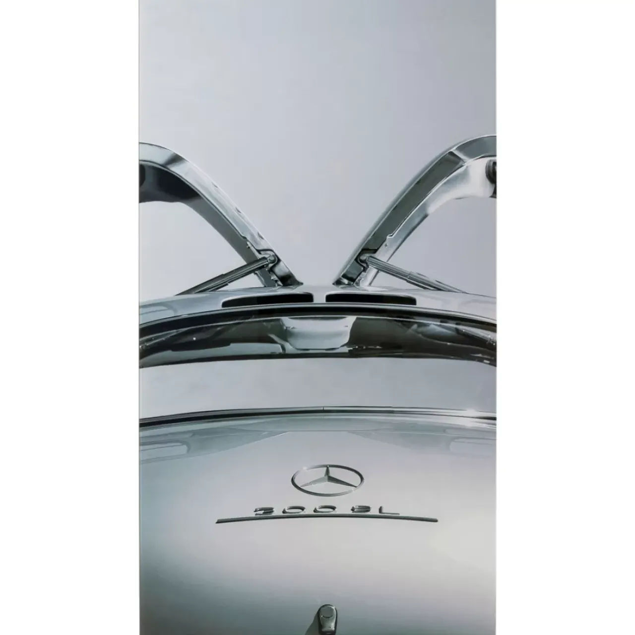 Bilder-KARE Design Bild Glas Triptychon Oldtimer Back 240X160Cm