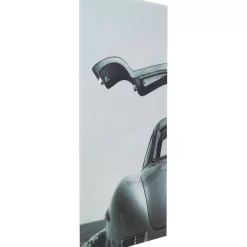 Bilder-KARE Design Bild Glas Triptychon Oldtimer Back 240X160Cm
