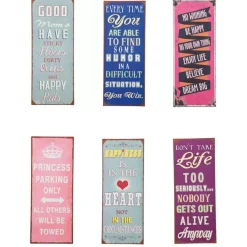 Bilder-KARE Design Bild Iron Slogan 76X31Cm Sortiert