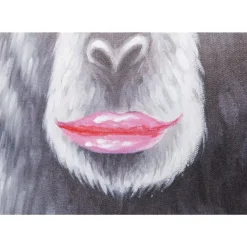 Bilder-KARE Design Bild Touched Carnival Monkey 70X70Cm