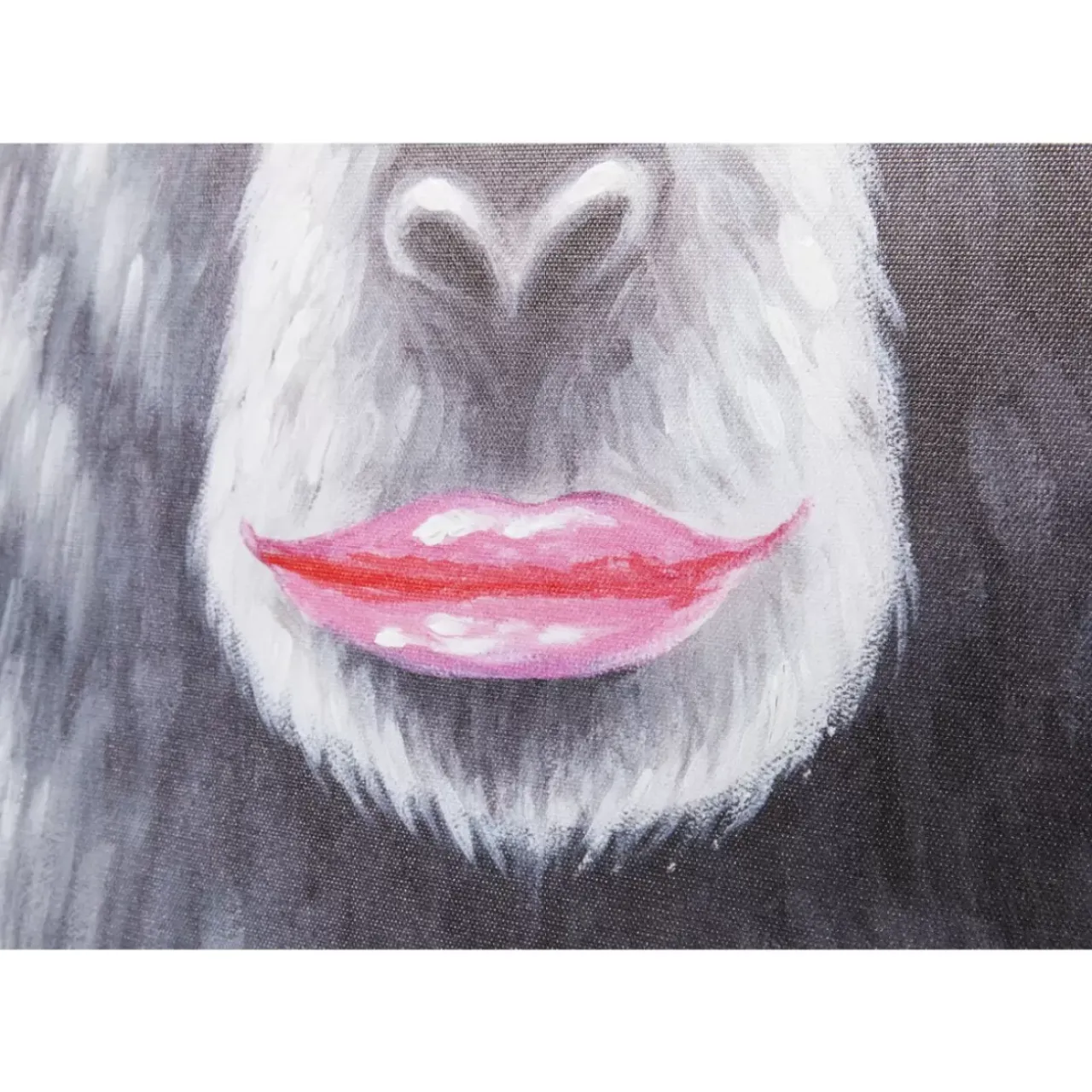 Bilder-KARE Design Bild Touched Carnival Monkey 70X70Cm