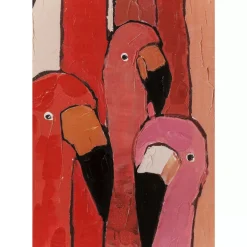 Bilder-KARE Design Bild Touched Flamingo Meeting 120X90Cm
