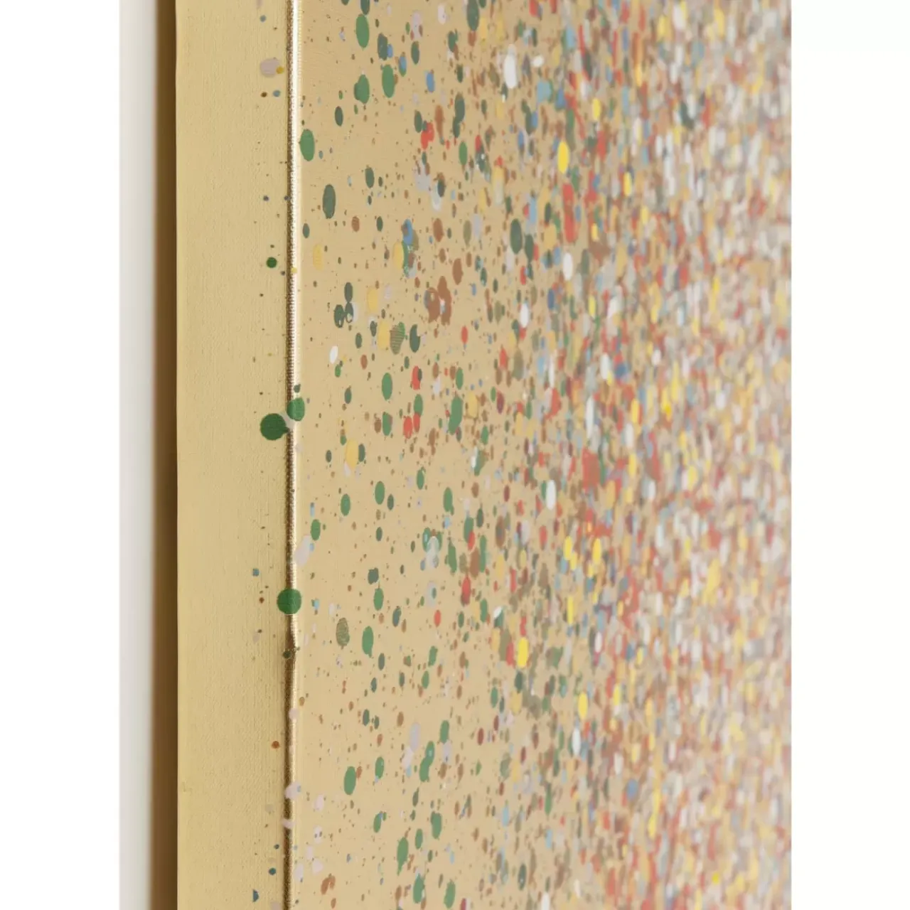 Bilder-KARE Design Bild Touched Flower Boat Gold Rot 80X100Cm