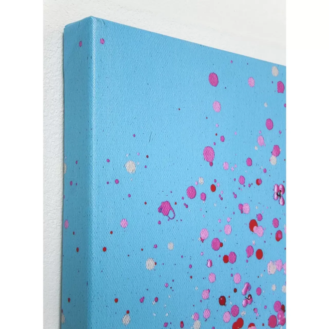 Bilder-KARE Design Bild Touched Flower Boat Blau Pink 160X120Cm