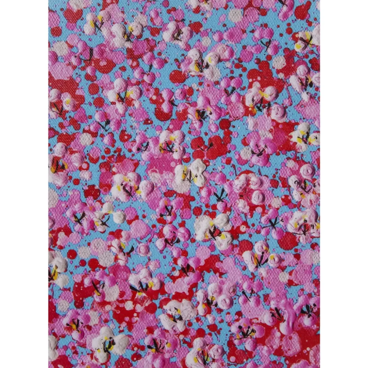 Bilder-KARE Design Bild Touched Flower Boat Blau Pink 160X120Cm