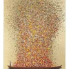 Bilder-KARE Design Bild Touched Flower Boat Gold Rot 120X160Cm