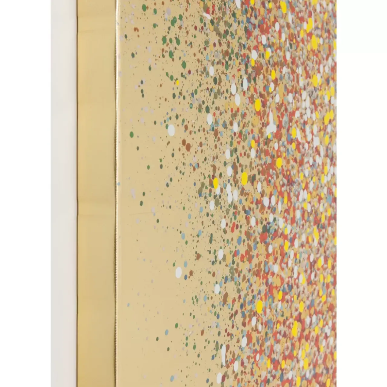 Bilder-KARE Design Bild Touched Flower Boat Gold Rot 120X160Cm