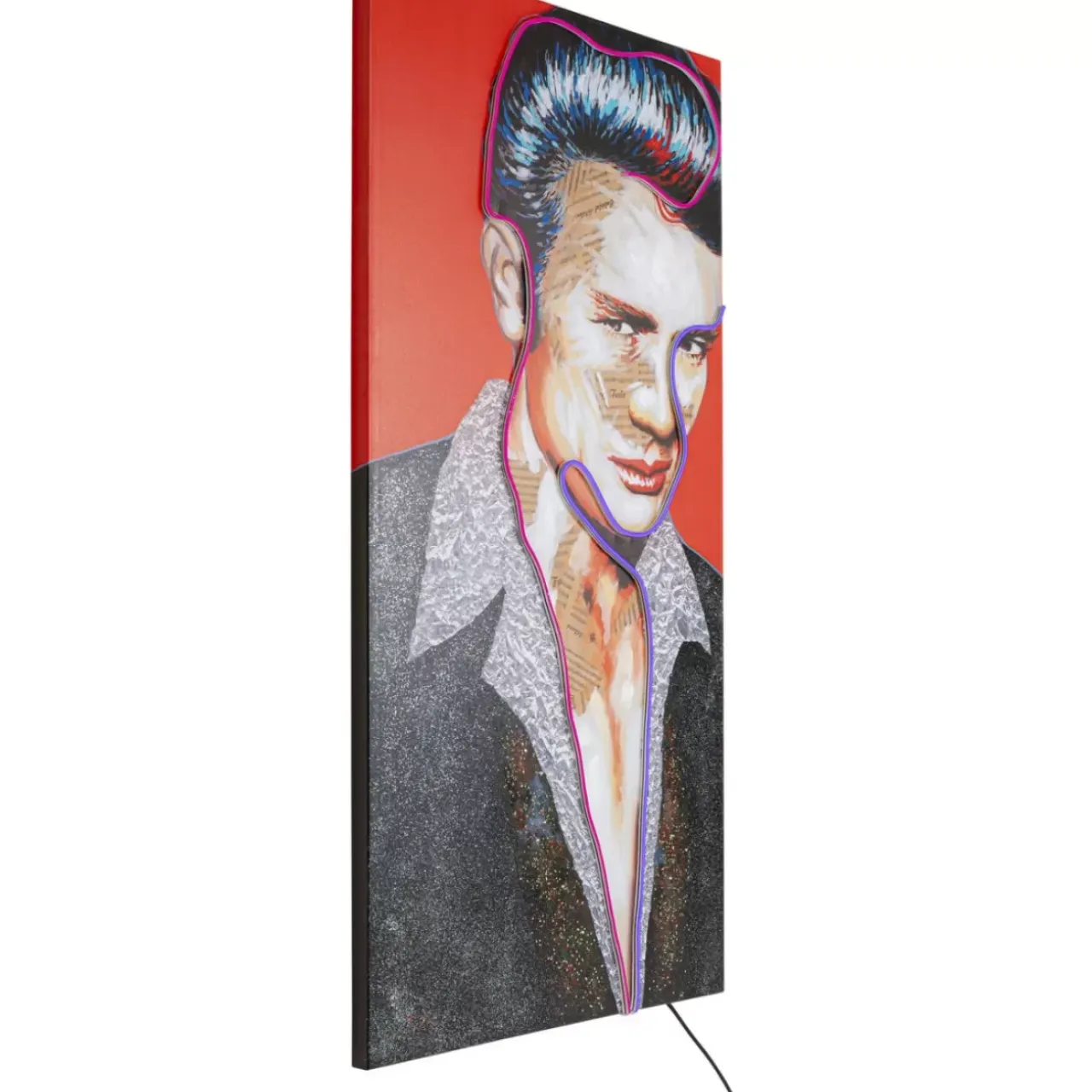 Bilder-KARE Design Bild Touched Idol James Neon 160X80