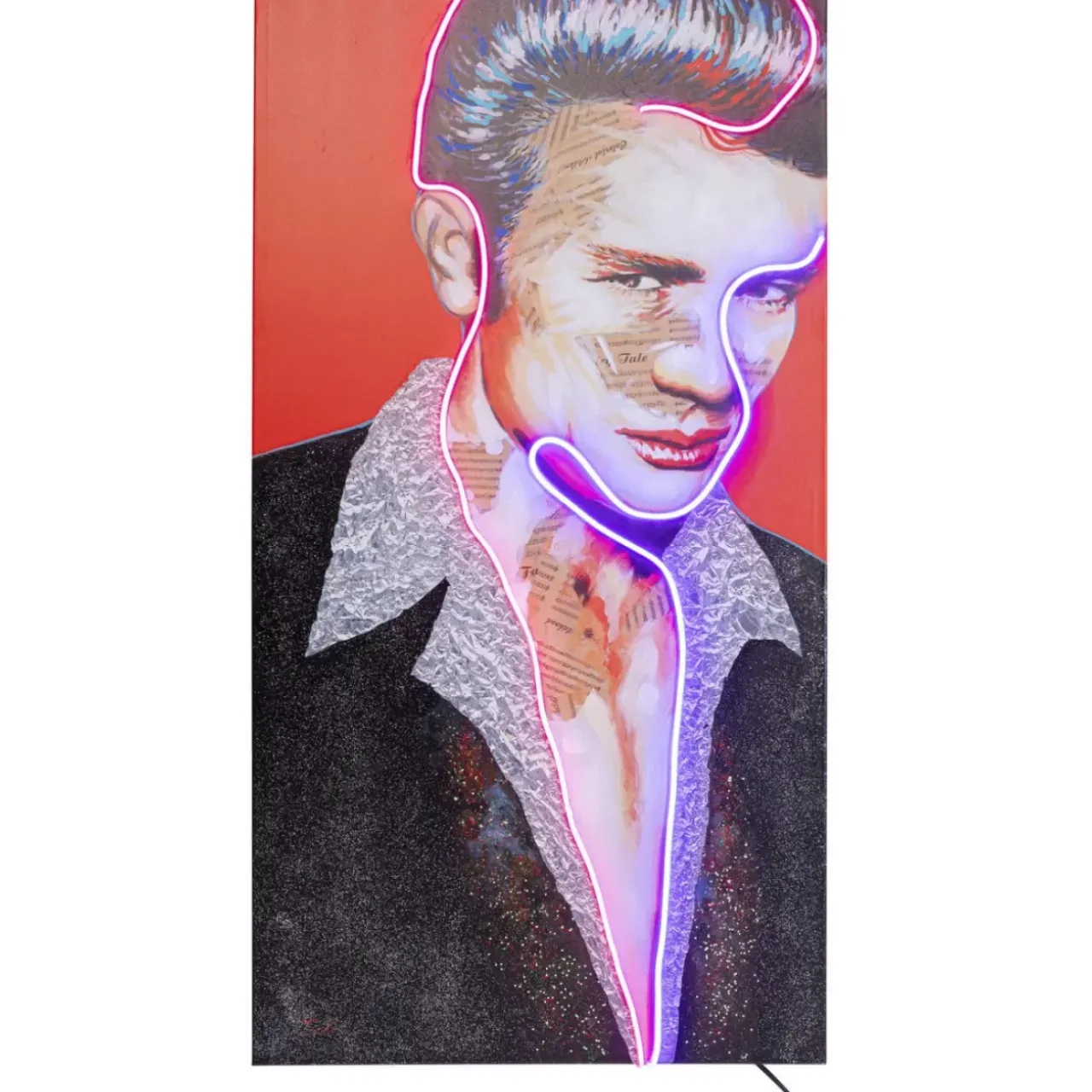 Bilder-KARE Design Bild Touched Idol James Neon 160X80