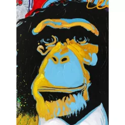 Bilder-KARE Design Bild Touched Show Monkey 120X90