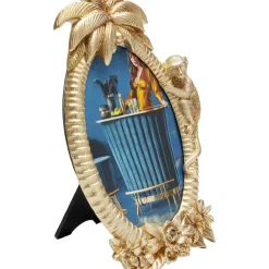 Deko & Geschenkartikel-KARE Design Bilderrahmen Climbing Monkey Gold 17X26Cm