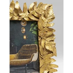 Deko & Geschenkartikel-KARE Design Bilderrahmen Gold Leaves