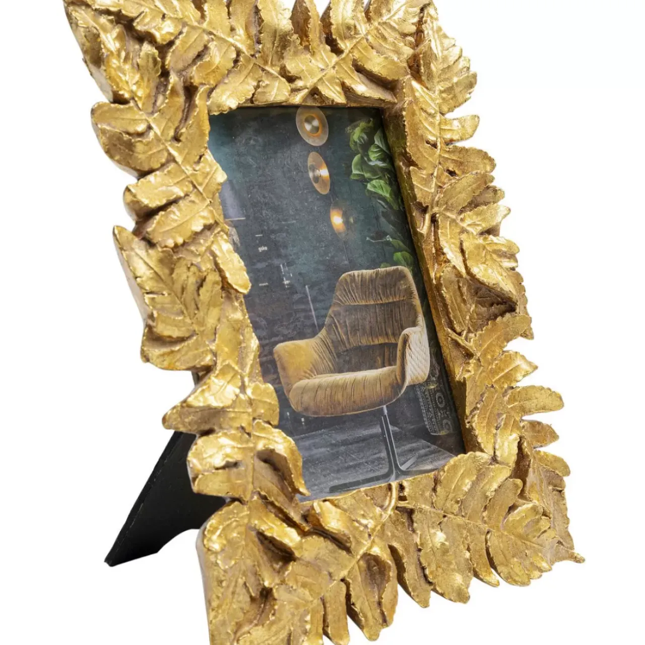 Deko & Geschenkartikel-KARE Design Bilderrahmen Gold Leaves