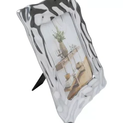 Deko & Geschenkartikel-KARE Design Bilderrahmen Jade Square Silber 21X26Cm