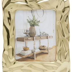 Deko & Geschenkartikel-KARE Design Bilderrahmen Jade Square Gold 21X26Cm