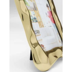 Deko & Geschenkartikel-KARE Design Bilderrahmen Jade Swing Gold 21X26Cm
