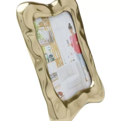 Deko & Geschenkartikel-KARE Design Bilderrahmen Jade Swing Gold 21X26Cm