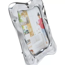 Deko & Geschenkartikel-KARE Design Bilderrahmen Jade Swing Silber 13X18Cm