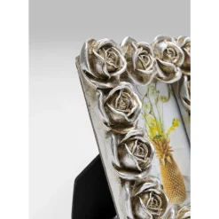 Deko & Geschenkartikel-KARE Design Bilderrahmen Romantic Rose Silber 11X13Cm