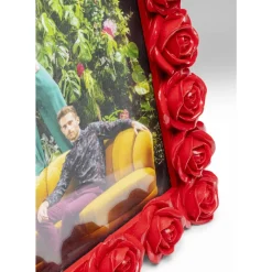 Deko & Geschenkartikel-KARE Design Bilderrahmen Romantic Rose Rot 26X31Cm