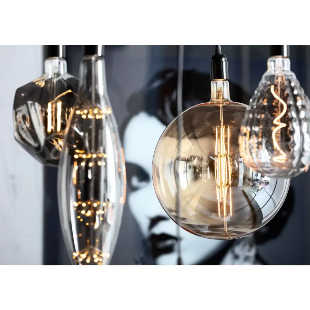 Leuchtmittel-KARE Design Birne Riffle Ball Led