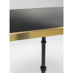 Tische-KARE Design Bistrotisch Kaffeehaus Rim Square Schwarz 60X60