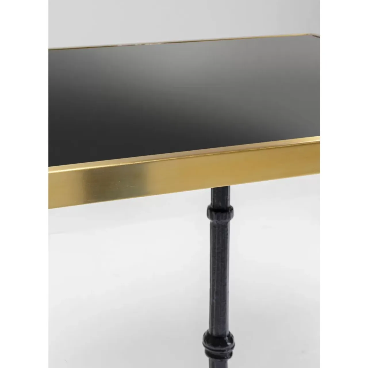 Tische-KARE Design Bistrotisch Kaffeehaus Rim Square Schwarz 60X60