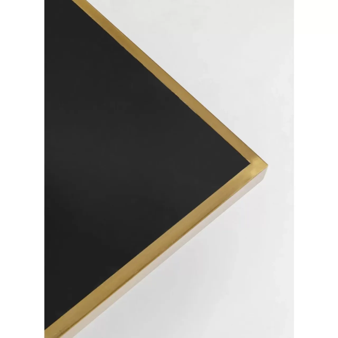 Tische-KARE Design Bistrotisch Kaffeehaus Rim Square Schwarz 60X60