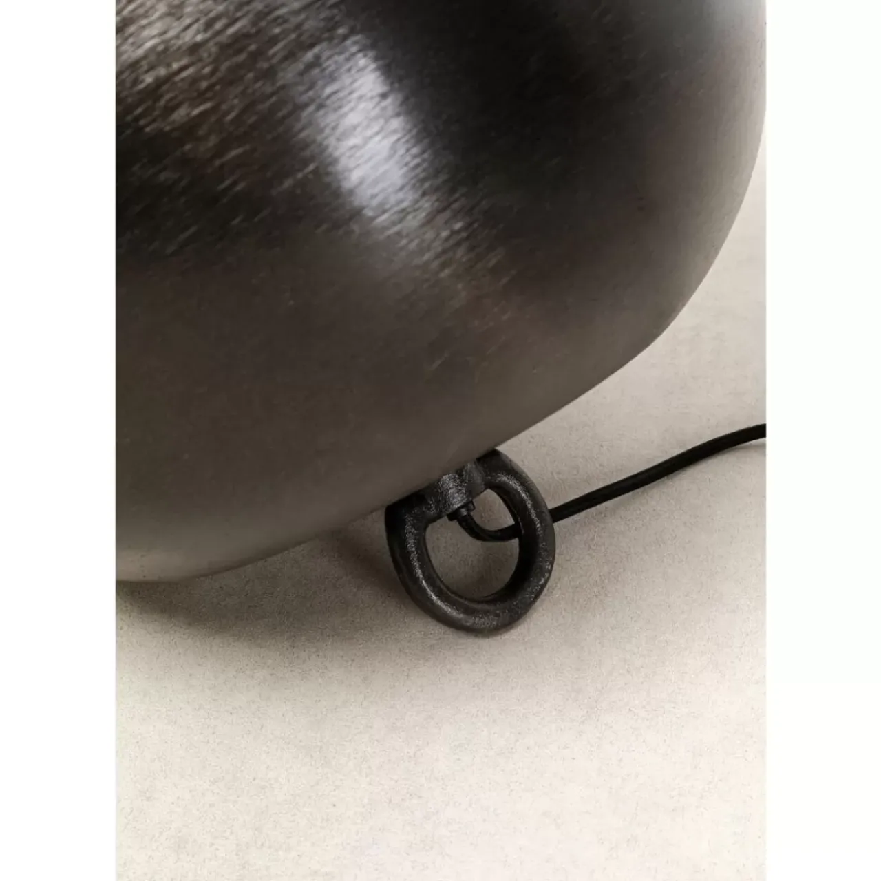 Steh & Bodenleuchten-KARE Design Bodenleuchte Apollon Smooth Schwarz O35Cm