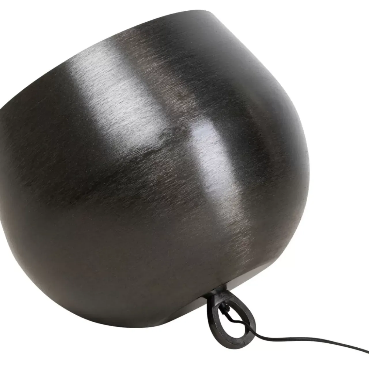Steh & Bodenleuchten-KARE Design Bodenleuchte Apollon Smooth Schwarz O50Cm
