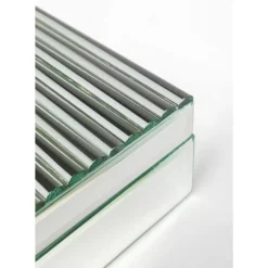 Aufbewahrung & Ordnung-KARE Design Box Elegant Silber 16X8Cm