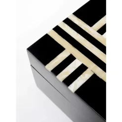 Aufbewahrung & Ordnung-KARE Design Box Groove 15X8Cm