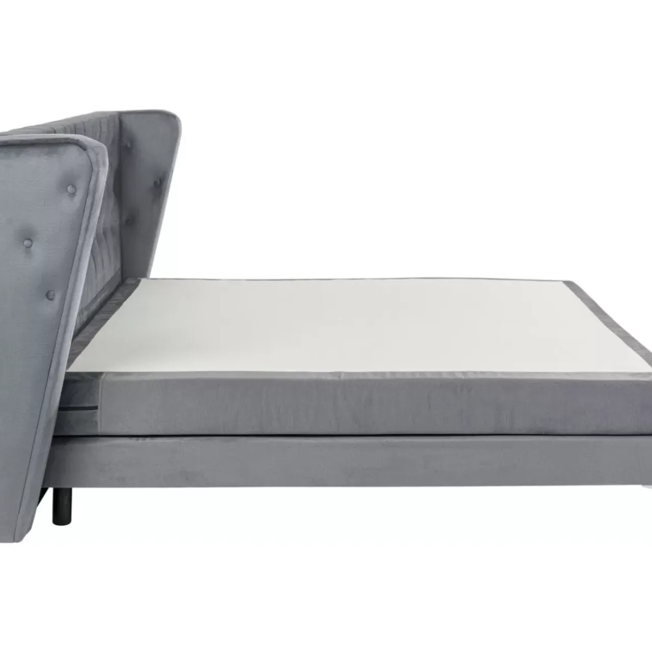 Betten-KARE Design Boxspringbett Benito Moon Grau 160X200Cm