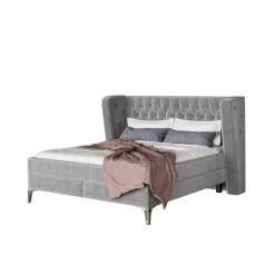 Betten-KARE Design Boxspringbett Benito Moon Grau 160X200Cm