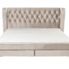 Betten-KARE Design Boxspringbett Benito Moon Creme 160X200Cm