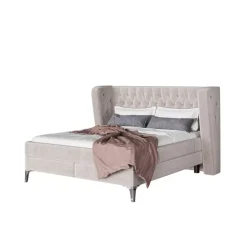 Betten-KARE Design Boxspringbett Benito Moon Creme 160X200Cm
