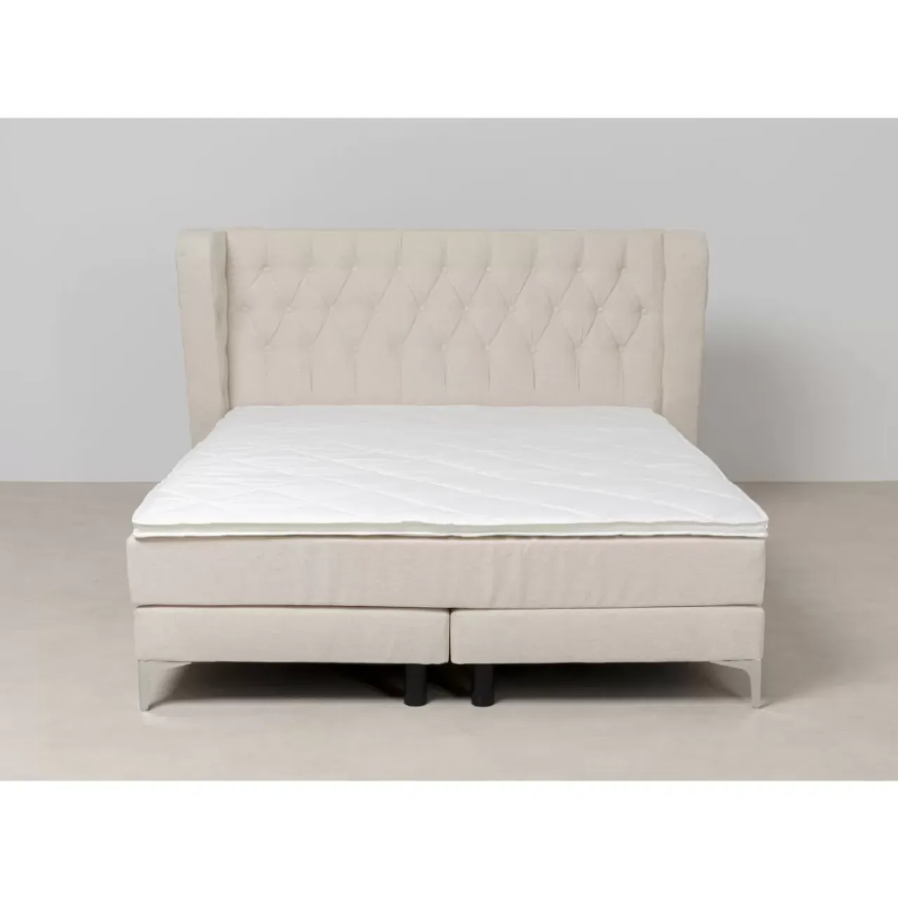 Betten-KARE Design Boxspringbett Benito Moon Creme 180X200Cm