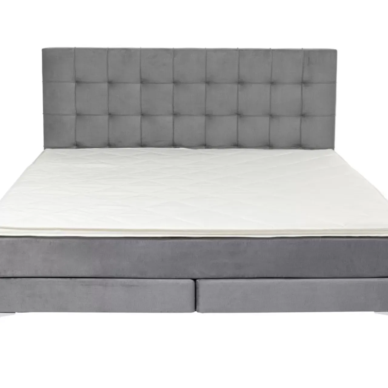 Betten-KARE Design Boxspringbett Benito Star Grau 160X200Cm