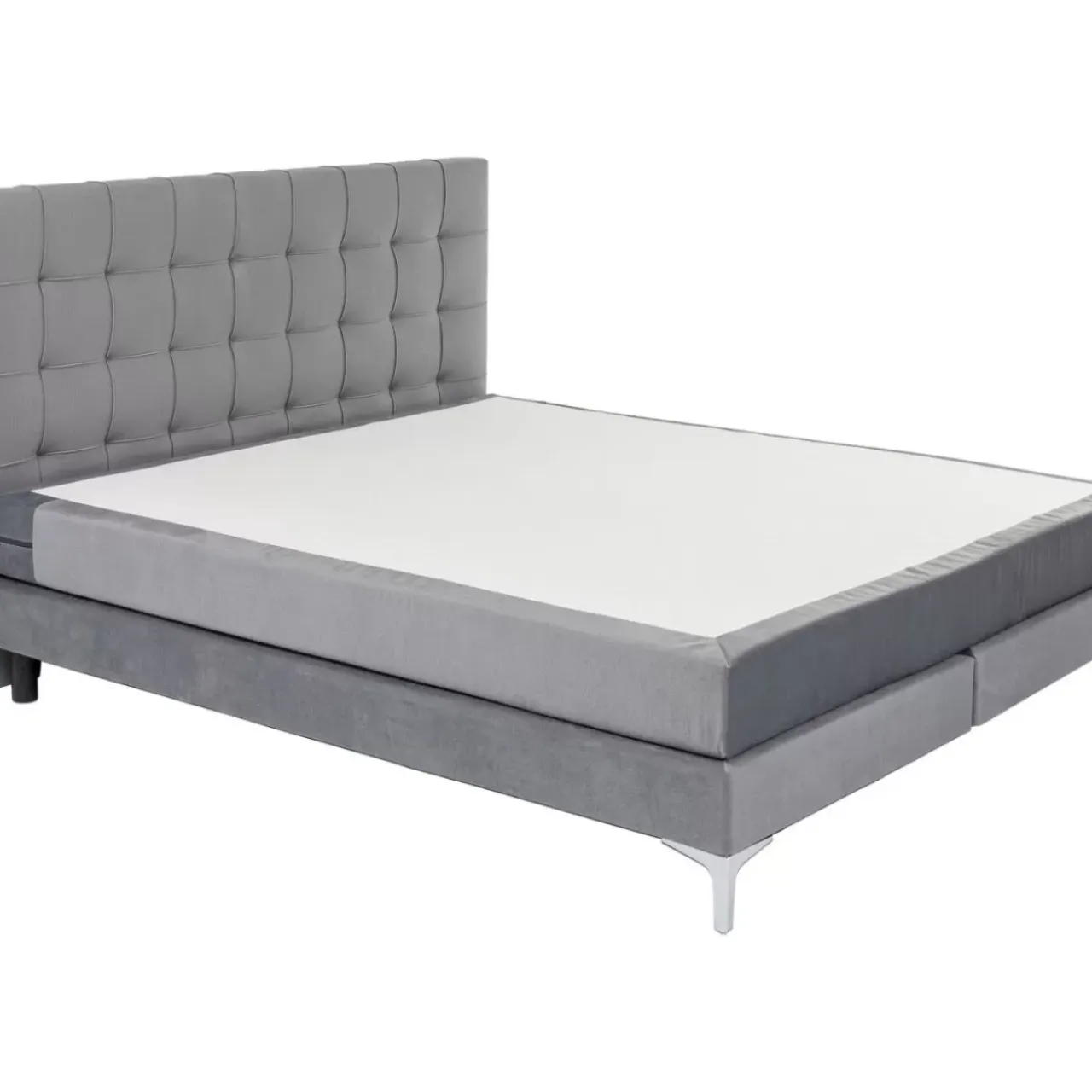 Betten-KARE Design Boxspringbett Benito Star Grau 160X200Cm