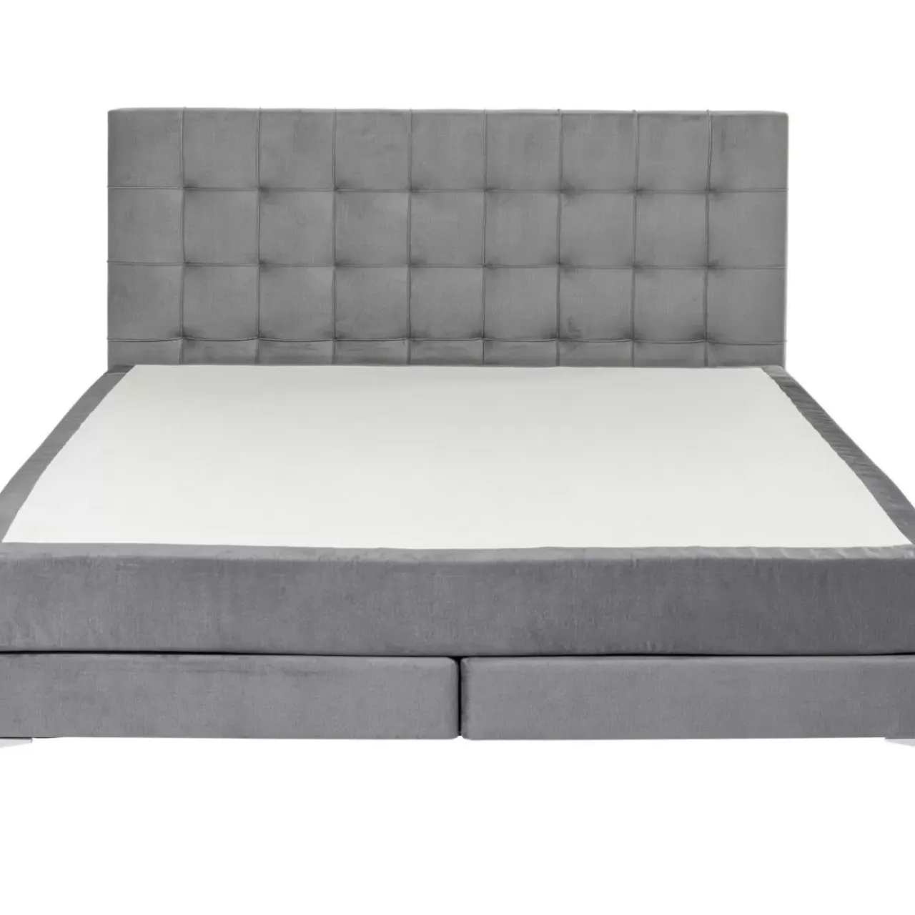 Betten-KARE Design Boxspringbett Benito Star Grau 160X200Cm