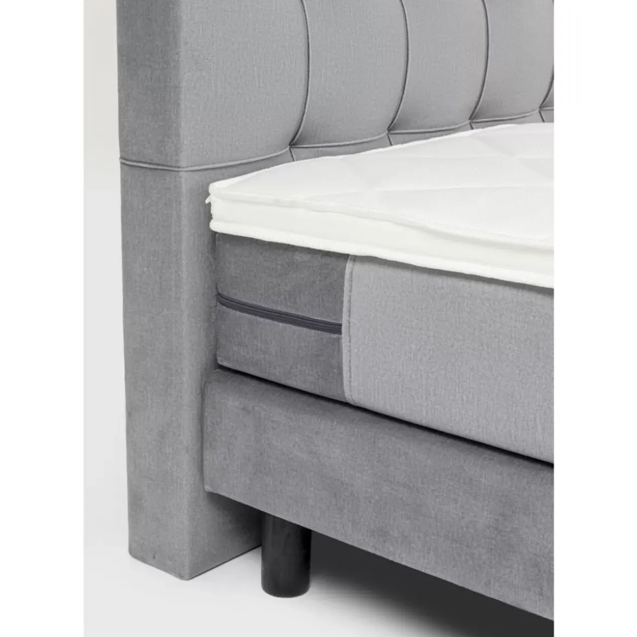 Betten-KARE Design Boxspringbett Benito Star Grau 180X200Cm
