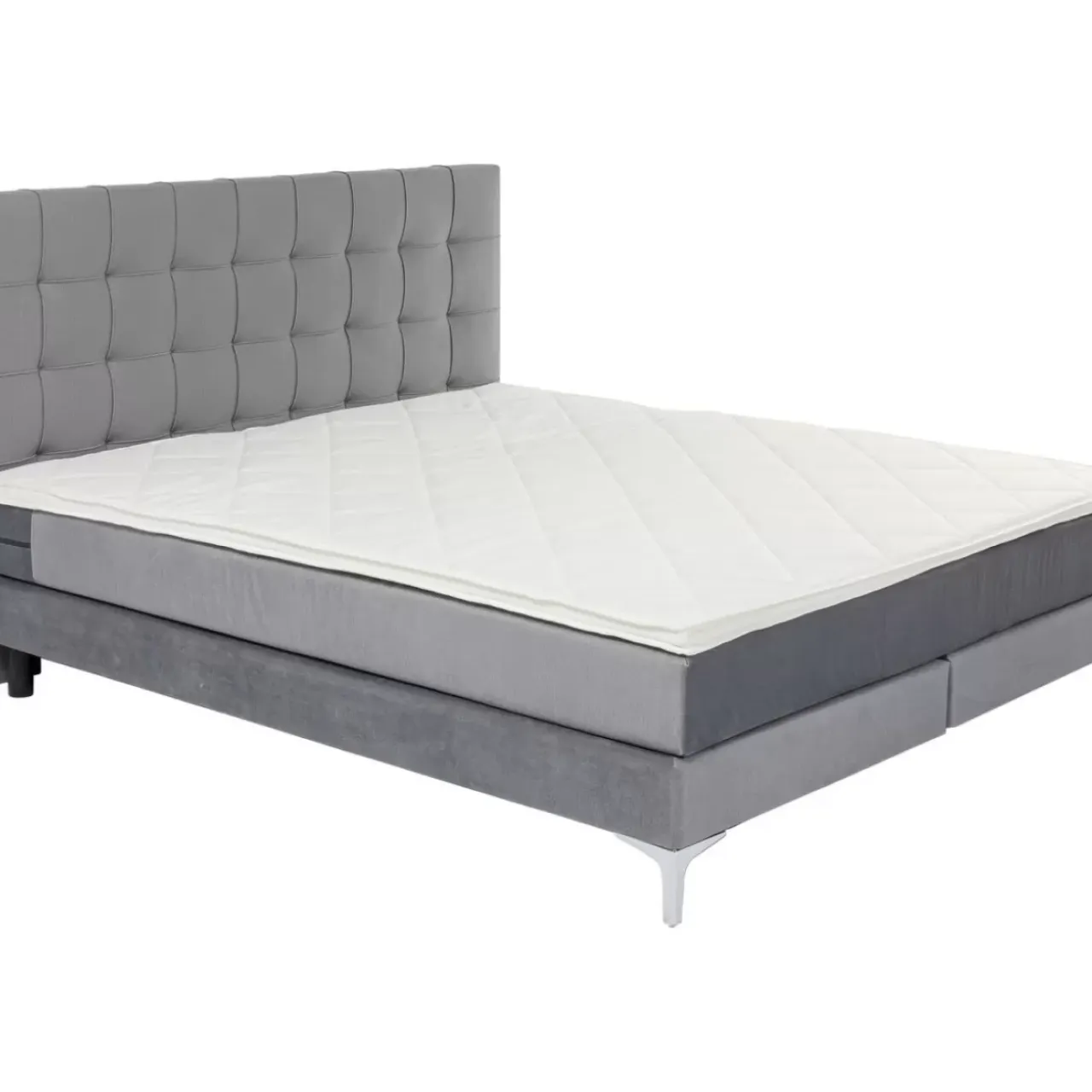 Betten-KARE Design Boxspringbett Benito Star Grau 180X200Cm